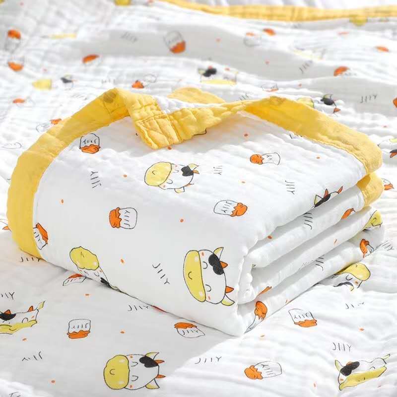 Newborn baby summer cool by pure cotton gauze cuff packed baby quilt newborn napkin spring and summer towel