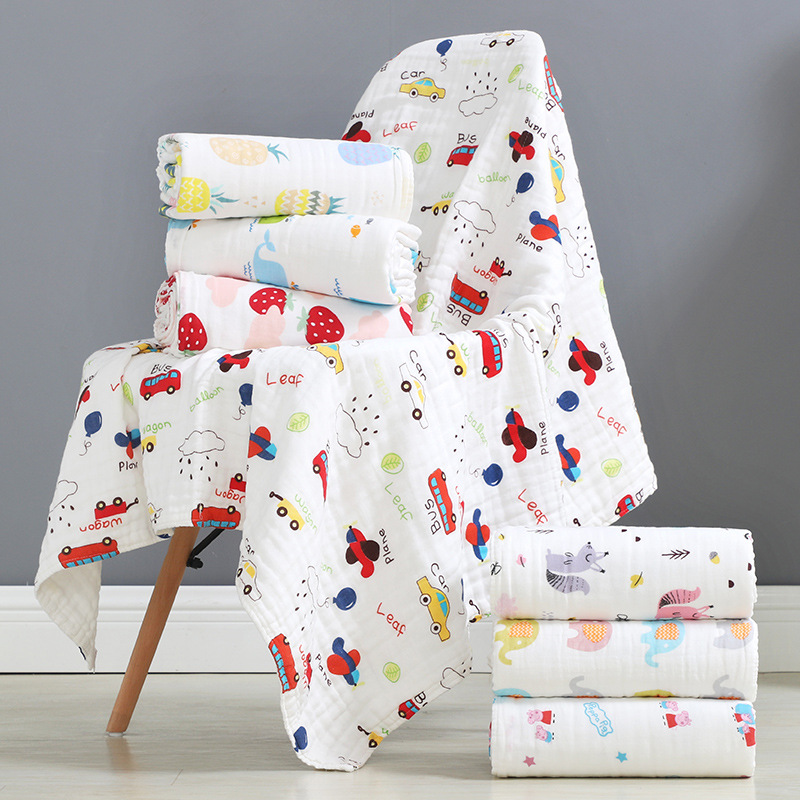 Baby pure cotton cloth soft bag by baby's skin-skin-covered towel bath towels with small quilt cover for spring and autumn summer