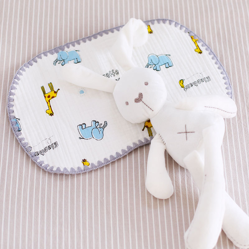 Baby Breathable Suction Sweat Pillows ten Layers Pure Cotton Cotton Cloth Soft Comfort Baby Flat Pillows Summer Sizing Ram Scarves