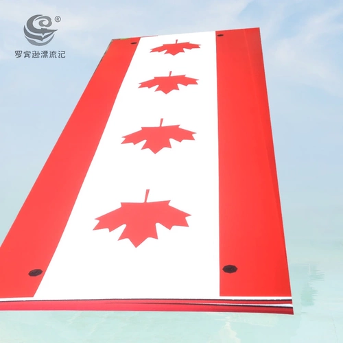 Maple Leaf Версия воды с водой плавучих накладки, промывая водяной ковер на открытом воздухе спорт XPE плавающая кровать