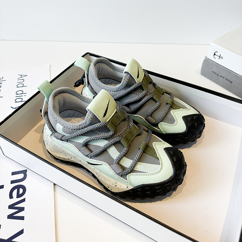 Otes Boys' Shoes 2026 Autumn New Hiking Shoes Children's Sports Shoes Genuine Leather Girls' Running Shoes