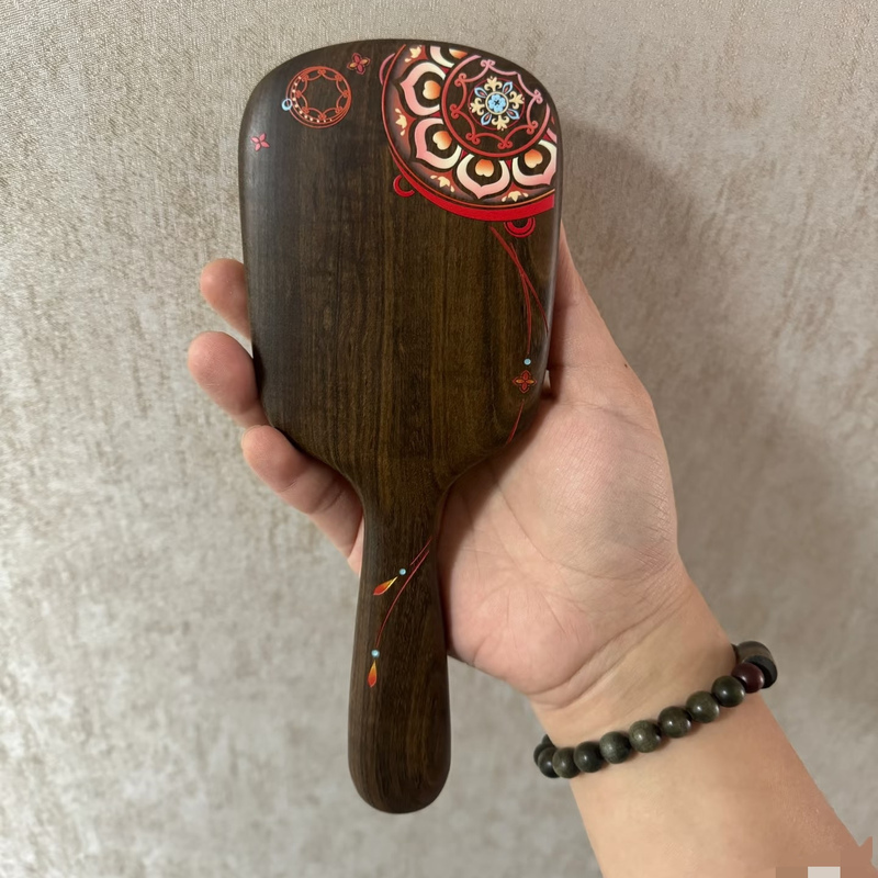 Tan Mujiang's New Product, the Four Joys of Life Series Air Cushion Comb, Is a Special Massage Scalp Meridian Comb for Long Hair Tan Mujiang's New Product, the Four Joys of Life Series Air Cushion Comb, Is a Special Massage Scalp Meridian Comb for Long Hair