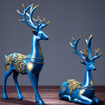 European-style deer living room bedroom room wine cabinet decorations home creative craft housewarming new home wedding gift