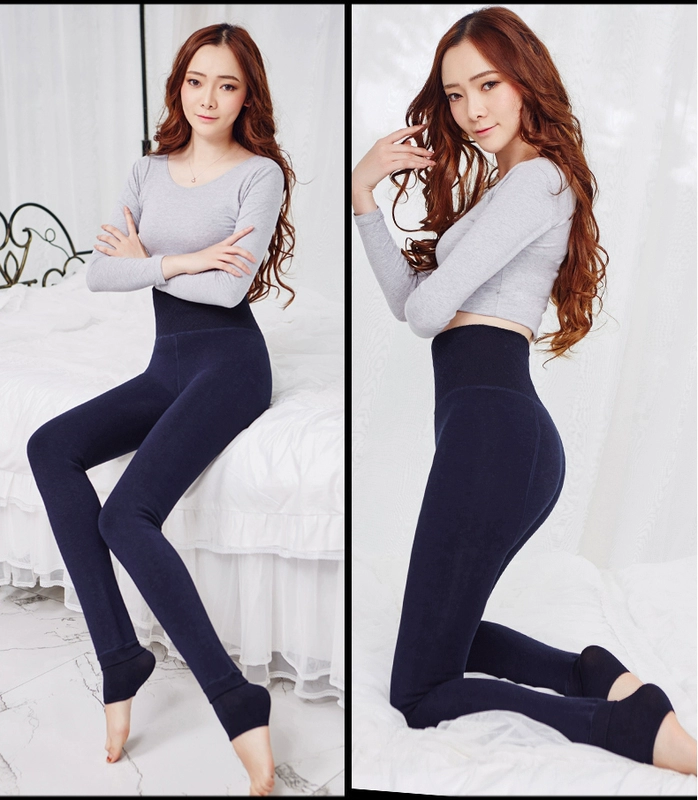 Người Nam Cực mặc ấm áp cung cao eo quần ấm, quần legging nữ cộng với chân nhung dày cỡ lớn bước chân mùa đông