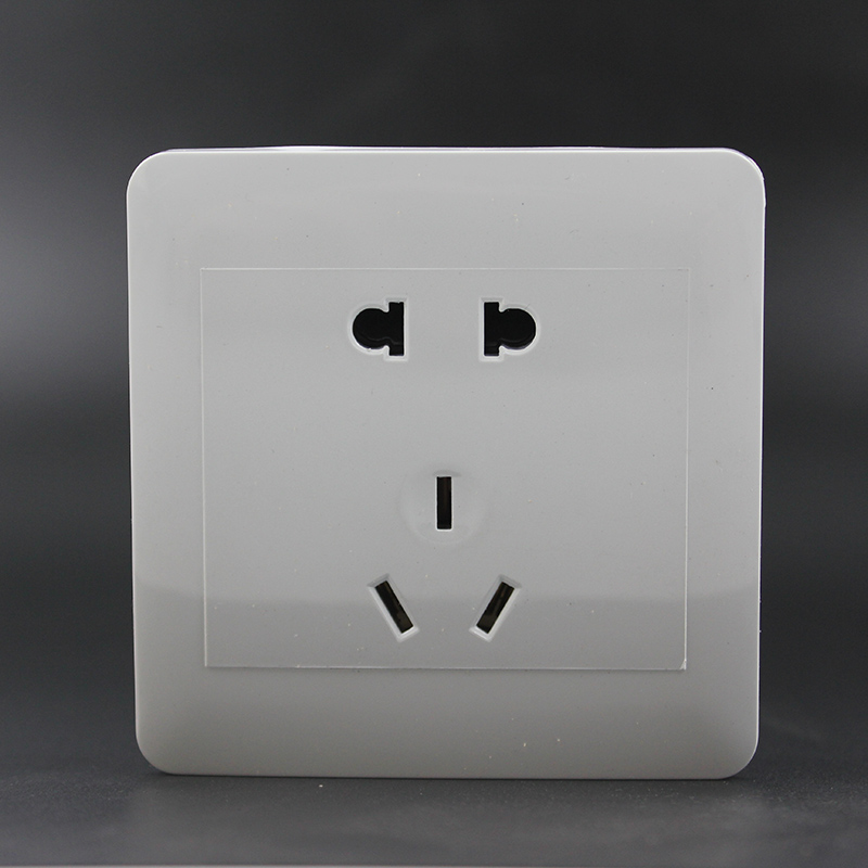 Home Engineering Section 86 Type Wall Switch Socket Panel Suit Two-Plug Three-Plug Five-Hole Power Socket Panel
