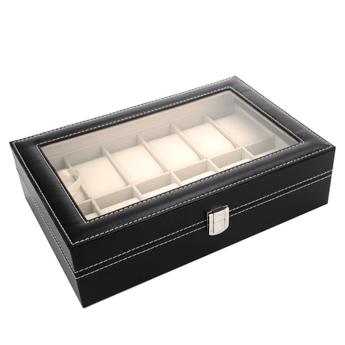 Высококлассные часы, коробка для часов, браслет, прозрачная коробка для хранения для друга, европейский стиль