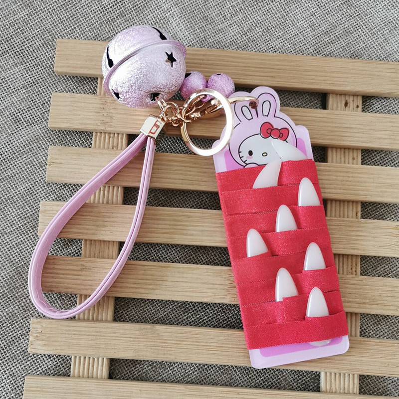 Guzheng nail plate children's cartoon winding adult finger card pipa nail storage board paste board portable anti-lost