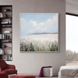 Чистая рука с масляной картиной Приморская гостиная Huahai Vishing Paint
