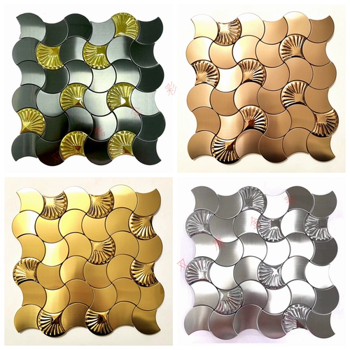 Вентиляционная металлическая из нержавеющая сталь мозаика черная инопланетная плитка ktv cafe bar