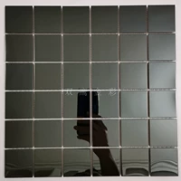 Зеркало черное зерно 48*48 мм