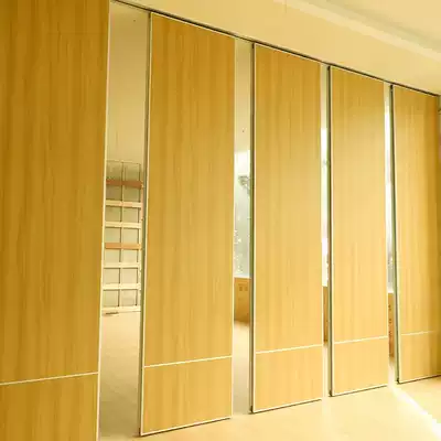 Hotel activity partition wall Mobile box push-pull sound insulation high partition folding screen partition Hotel partition wall