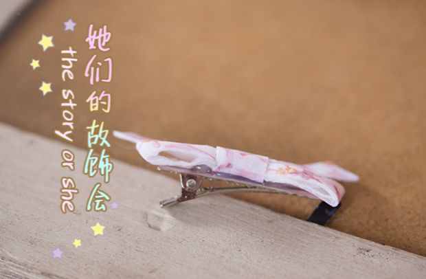 Handmade phụ kiện tóc nơ Tự làm đầu kẹp tóc Hoa anh đào tua rua cá miệng kẹp tóc kẹp tóc Em gái mềm mại dễ thương - Phụ kiện tóc phụ kiện tóc hàn quốc