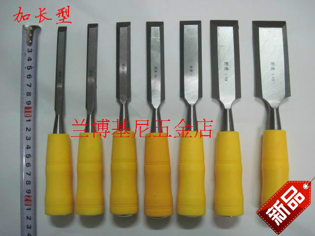 7 Pieces Boutique Woodworking Chisel Chisel 7 Pieces Sets Imported Solid Handle DIY Woodworking Tool Wood Chisel