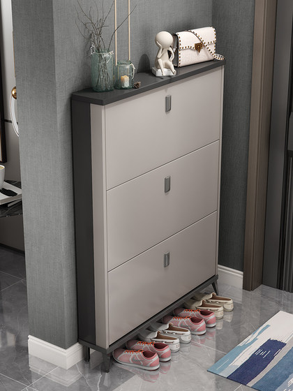 超薄鞋柜家用门口2024新款爆款翻斗式入户玄关柜一体简易收纳鞋架