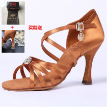 Emperor dance Pa imported dance shoes summer female adult Latin dance shoes soft sole wear-resistant British professional Fiba ADS