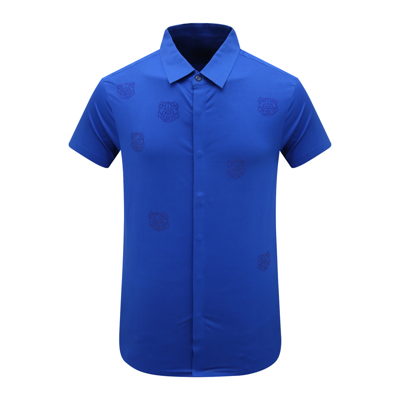 Ca964 Kanudil Summer Men's Short Sleeve Shirt Cotton Cardigan Casual Business Top Stretchy and Comfortable Ca964 Kanudil Summer Men's Short Sleeve Shirt Cotton Cardigan Casual Business Top Stretchy and Comfortable