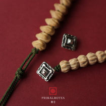 (produced by dust) dust buckle beads hand string original sterling silver text play accessories passion seed Buddha head set