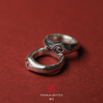 (dust) privilege link-logo silver snap ring (only for customers who purchase fever grade cypress beads)