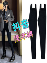 Magic Beats Bottom Pants Woman 2022 New Summer High Waist Tight Body Slim Fit Slim Fit Casual Black Pencil Underfoot Pants