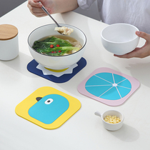 Cartoon Heat Insulation Mat Table Mat Anti-Burn Pan Mat Creativity Home Cute Bowl Mat Non-slip Tea Cup Mat Cup Cushion Dining Mat