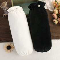 Han Edition Cute Sleeve Female Long style Down Clothes work Anti-dirty sleeves Child cuff Head student armguard short autumn and winter