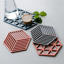 Nordic creative heat insulation mat household table mat anti-scalding kitchen bowl mat non-slip high temperature resistant vegetable pot mat coaster