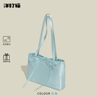 Original Korean silk simple ampit bag for women 2026 new summer fashion version union should bag