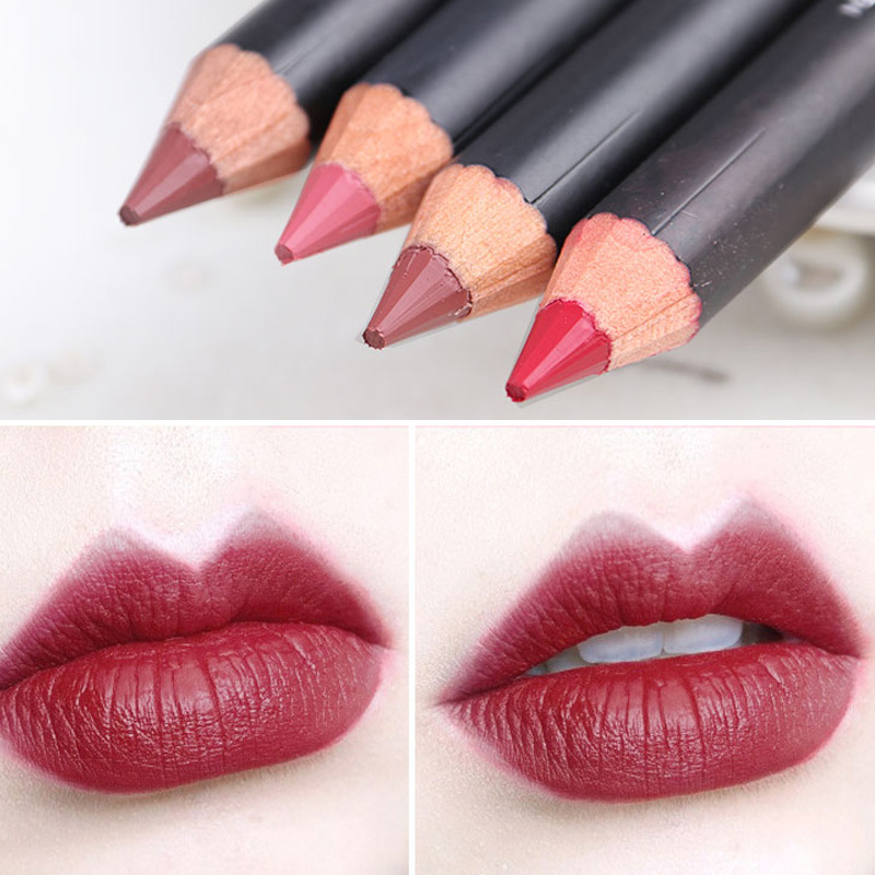 Lip Line Pen Lip red lip Pen Female Waterproof Persistent Brand Nude Color not stained with cup No fall Thrones and matt Europe and America