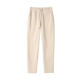 Khaki Straight cigarette Pants ແມ່ຍິງຂະຫຍາຍຮຸ່ນສູງຂະຫນາດໃຫຍ່ Harem ຕີນຂະຫນາດນ້ອຍກິລາ Pants Spring and Autumn Casual Sweatpants