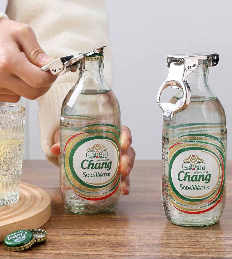 Консервный нож 苏打水开瓶器酒吧玻璃瓶饮料啤酒不锈钢气泡水保存延缓漏气密封塞