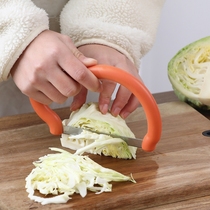 Serrated Fruit Salad Cut Knife Home Stainless Steel Vegetable Slicer Ring Bread Salaud Special Cut Kitchen Knife
