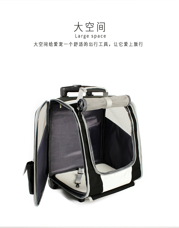 Pet Xe đẩy Cat Bag Dog Bag Outing Cat Bag Vai lớn Có thể tháo rời Ba lô Túi xách tay thoáng khí - Cat / Dog hàng ngày Neccessities Dụng cụ ăn uống Chó mèo