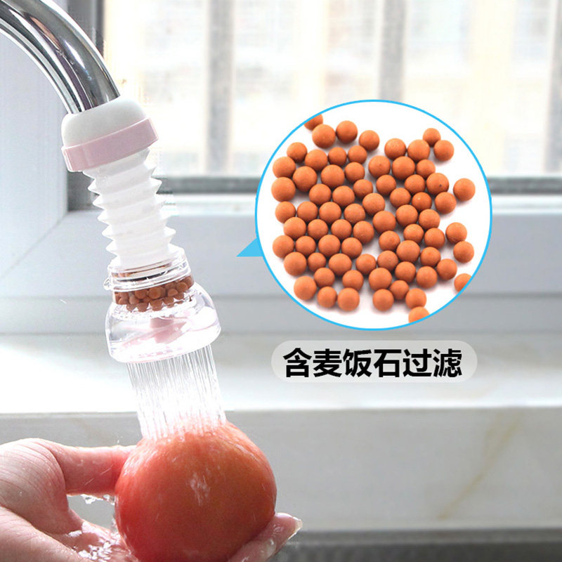Faucet splash-proof head extension extender kitchen household tap water shower water-saving filter nozzle nozzle water filter valve