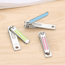 Nail Clippers nail clippers nail clippers single-mounted adult stainless steel Bevel nail art large medium and small Jin Da Rimei