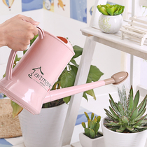 Home gardening water bottle watering pot watering pot sprinkling kettle with flowers and fleshy long mouth watering water bottle detachable
