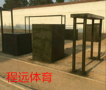 Four hundred meters obstacle 400 meters obstacle large physical fitness military training equipment High Wall low wall ladder low platform high board