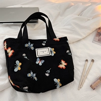 Черная сумка, с вышивкой