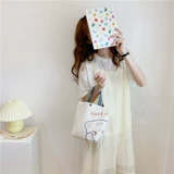 Мультяшный шоппер, сумка, универсальный портативный тканевый мешок