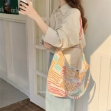 Брендовая вместительная и большая сумка на одно плечо, шоппер