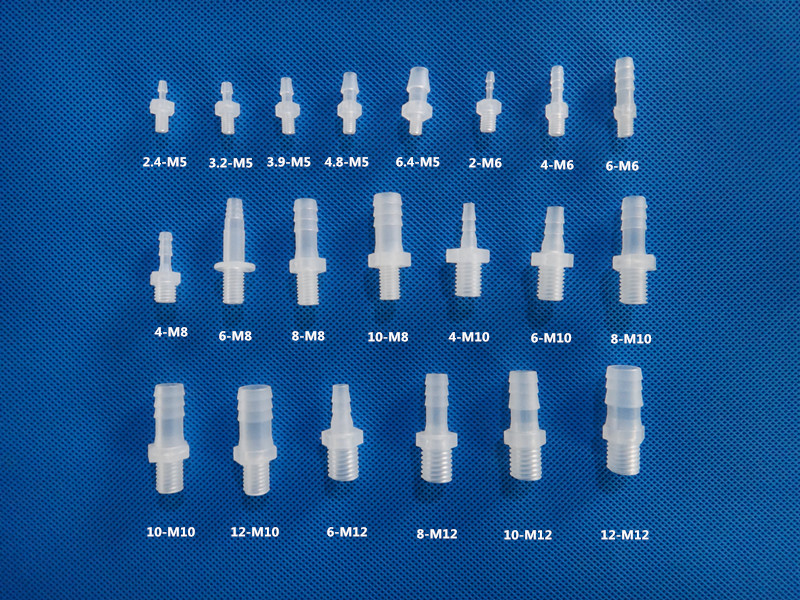M thread plastic pagoda connector external tooth pagoda direct external thread pagoda butt hose connector