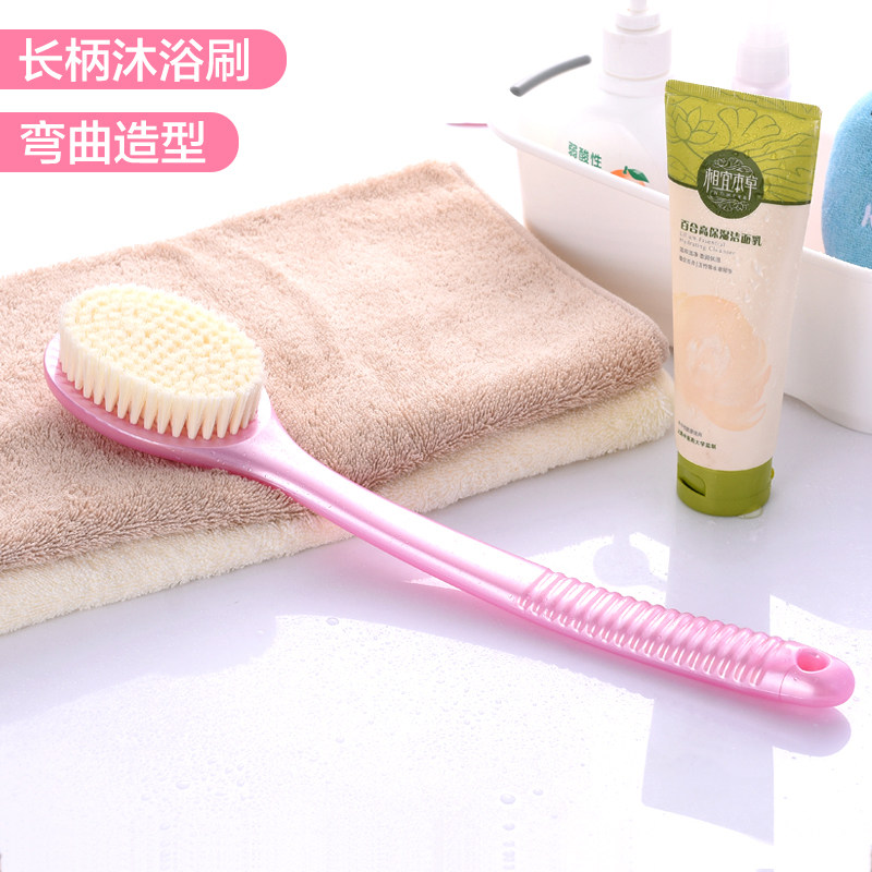Special price AISEN BATH BRUSH RUBBING BACK BRUSH ADULT LONG HANDLE BATH BRUSH SOFT HAIRBRUSH BACK RUBBING MUD DECONTAMINATION BATH BRUSH