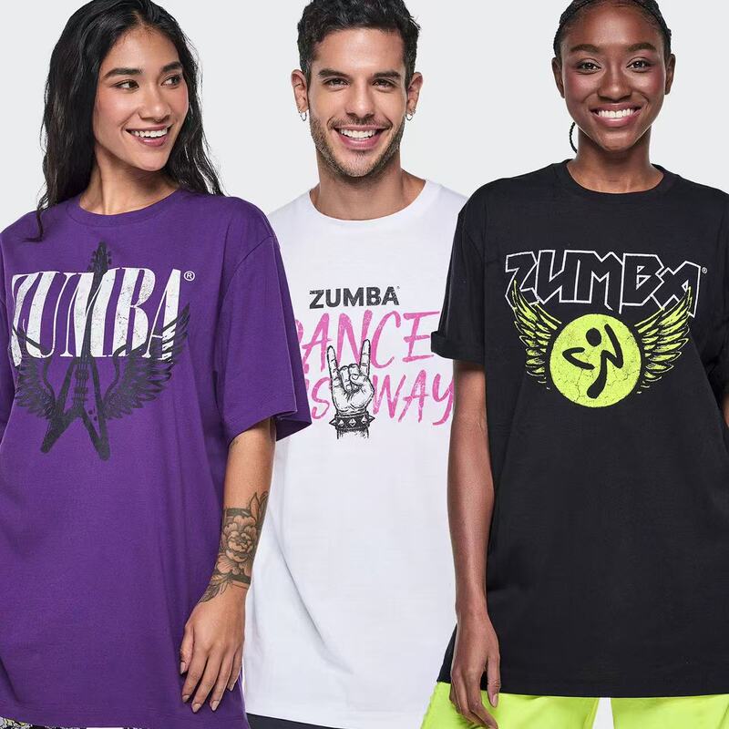 In-Stock Zw Fitness Unisex T-Shirt 2026 New Street Series Fitness Wear Team Top T-Shirt