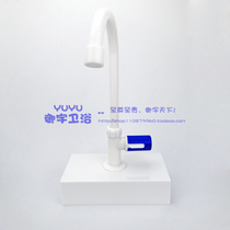 New environmental protection ABS plastic kitchen single cold faucet wash basin sink faucet vertical 4-point faucet