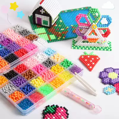 Magical water mist magic beads water sticky beads boy girl toy puzzle bean children's handmade diy production set