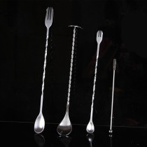 Stainless steel bar longer bar spoon mixing bar more mixing more mixing spoon more mixing spoon mixing spoon spiral bar more