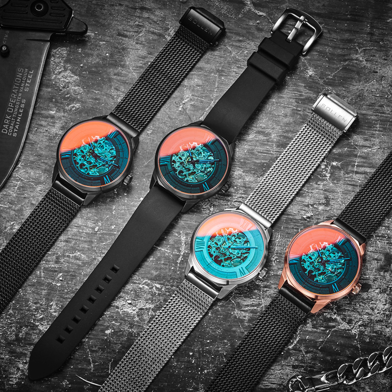 Bracelet montre pour homme SOLLEN   - Ref 3273789 Image 5