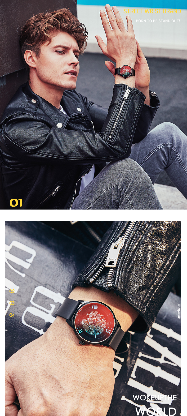 Bracelet montre pour homme SOLLEN   - Ref 3273789 Image 12