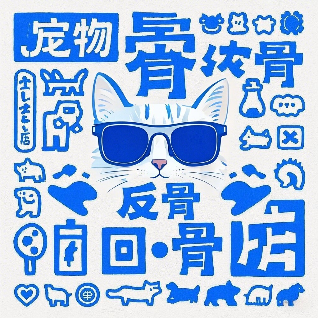 反骨猫科宠物用品馆的LOGO
