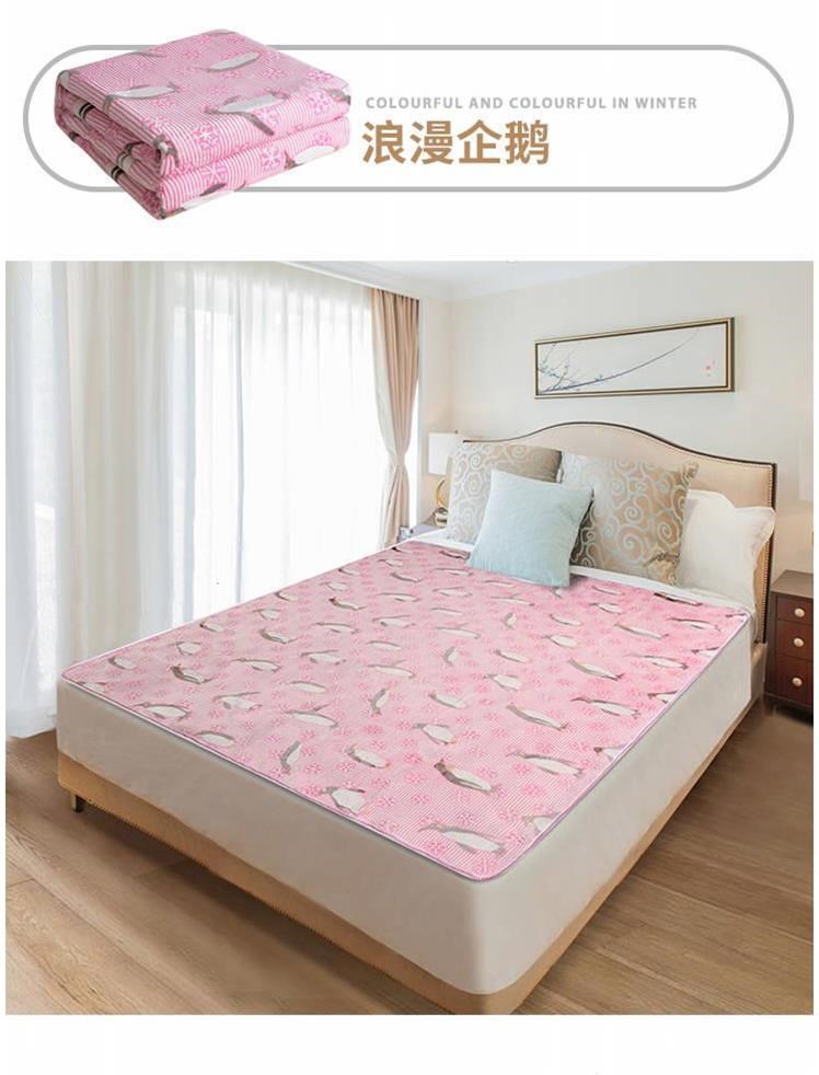 chăn điện đơn đôi kiểm soát kép điều chỉnh nhiệt tăng 1,8 m 2 không an toàn bức xạ thông minh timed ba giường điện - Chăn điện 2.374 ₫