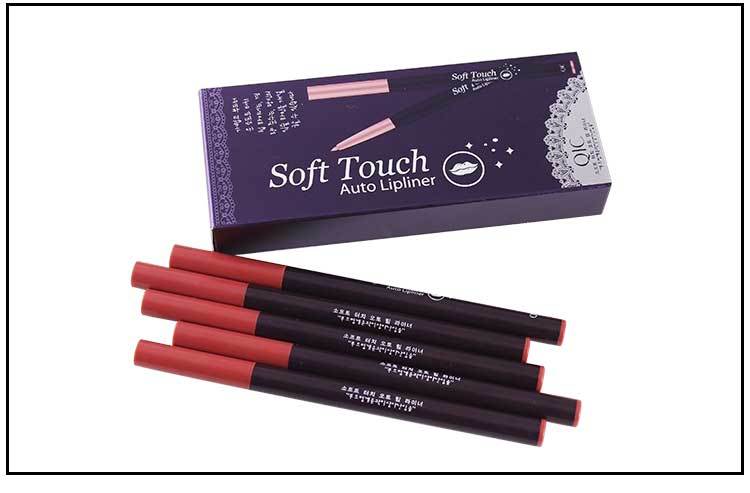 Slim QIC / 彩 Tự động xoay môi không thấm nước dưỡng ẩm không dấu môi bút chì sửa môi - Bút chì môi / môi lót 	son bút chì yves rocher	